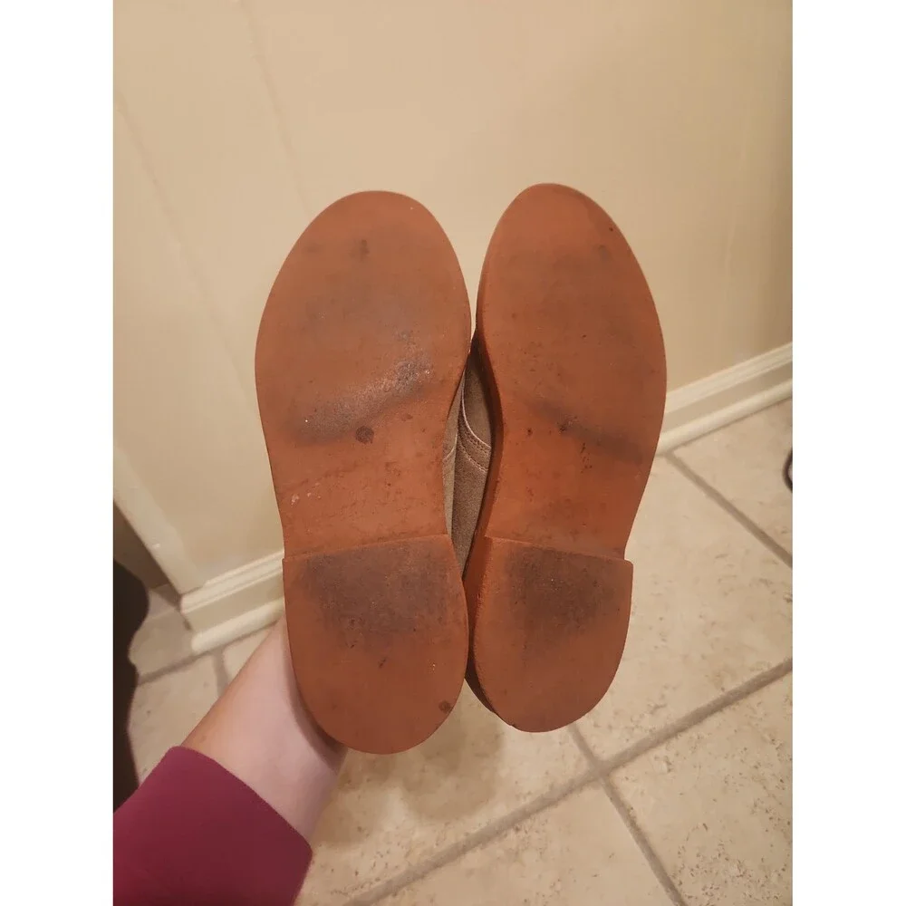 L.L. Bean Men's Brown Suede Lace-Up Oxford Shoes Size 7
